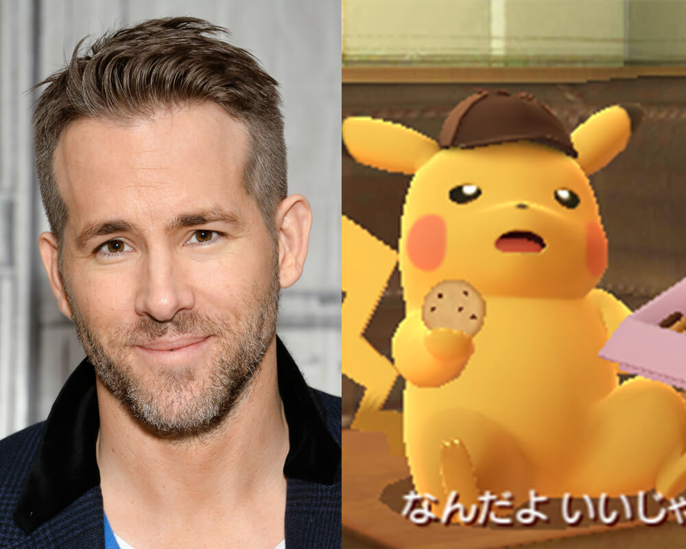Ryan Reynolds Detective Pikachu Pokemon