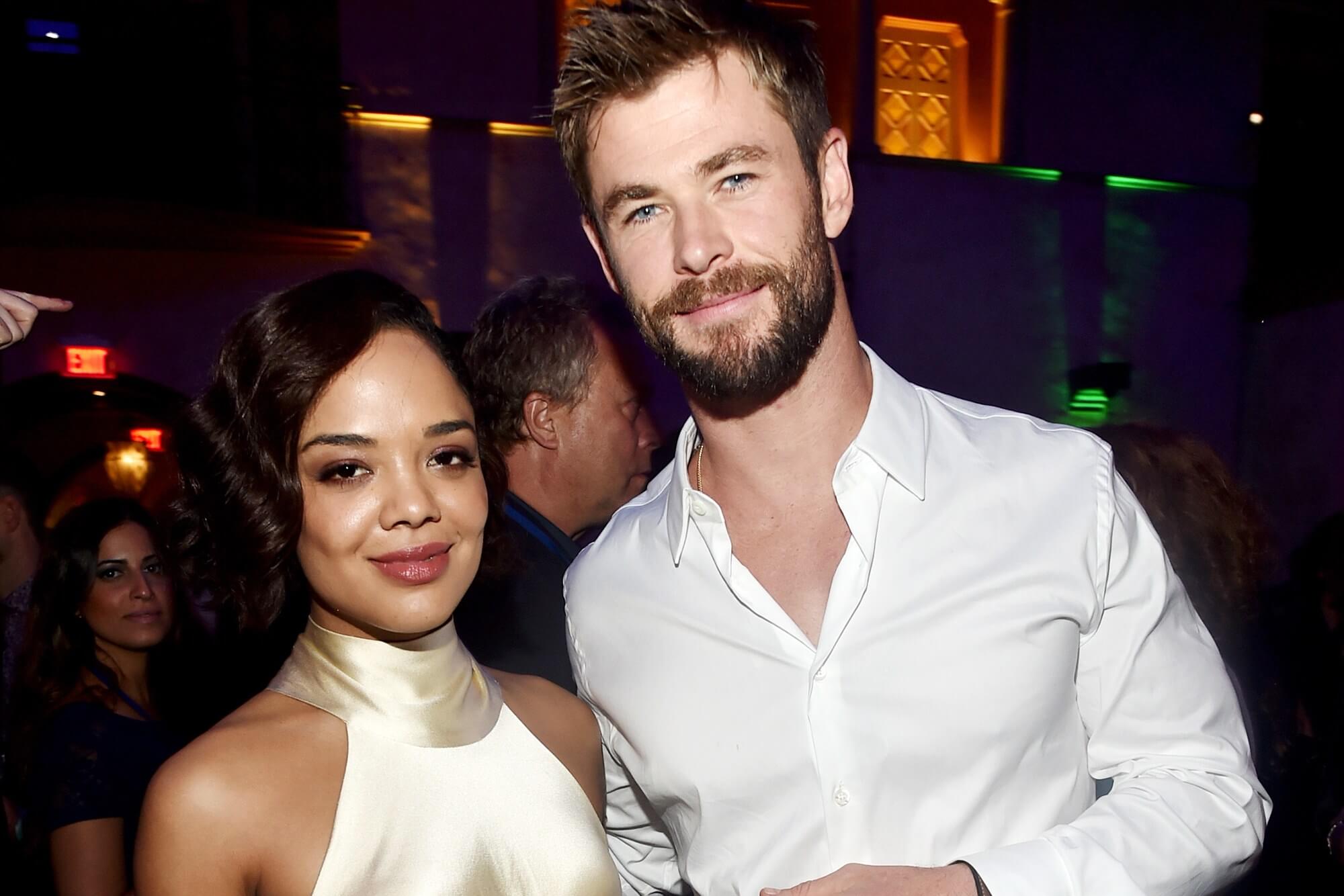 Tessa Thompson Chris Hemsworth