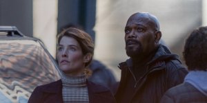 Maria Hill Nick Fury Cobie Smulders Samuel L. Jackson