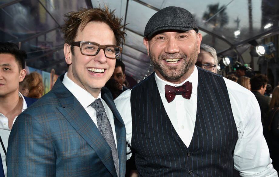 James Gunn Dave Bautista Guardians of the Galaxy