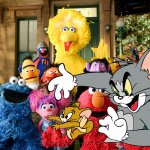 Sesame Street Tom and Jerry