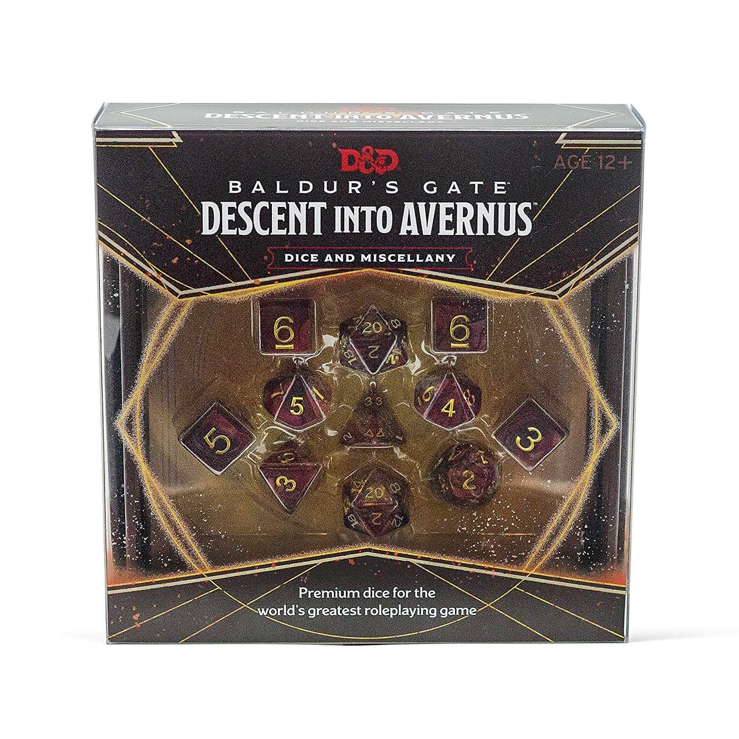 DUNGEONS & DRAGONS BALDUR'S GATE DICE AND MISCELLANY STARBURST Magazine