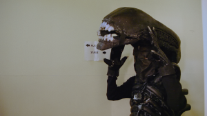 alien on stage