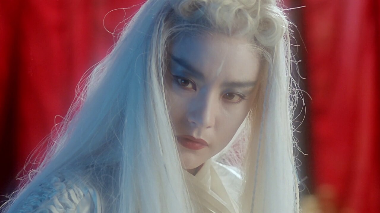 bride with white hair