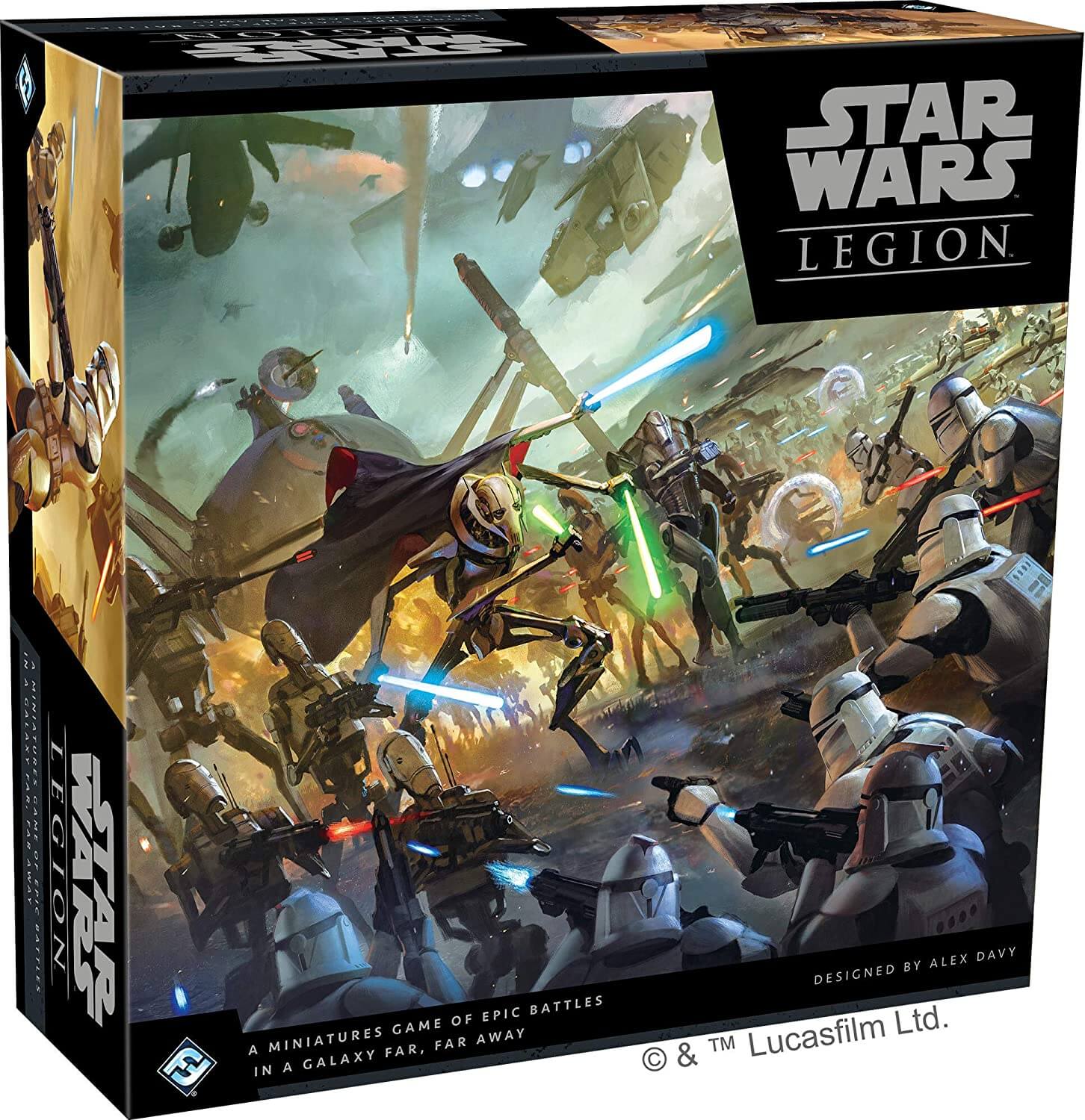 Star Wars Legion Clone Wars Box Art