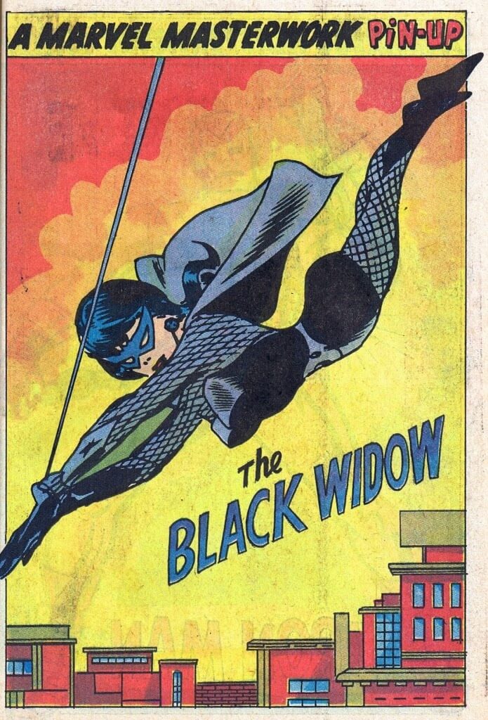 Black Widow pin up