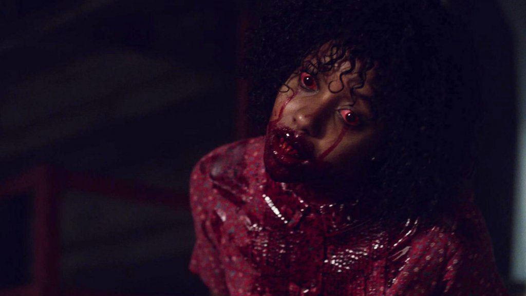 Nyisha Bell as Amelia Humphries in the horror JAKOB’S WIFE , a RLJE Films and Shudder release.
