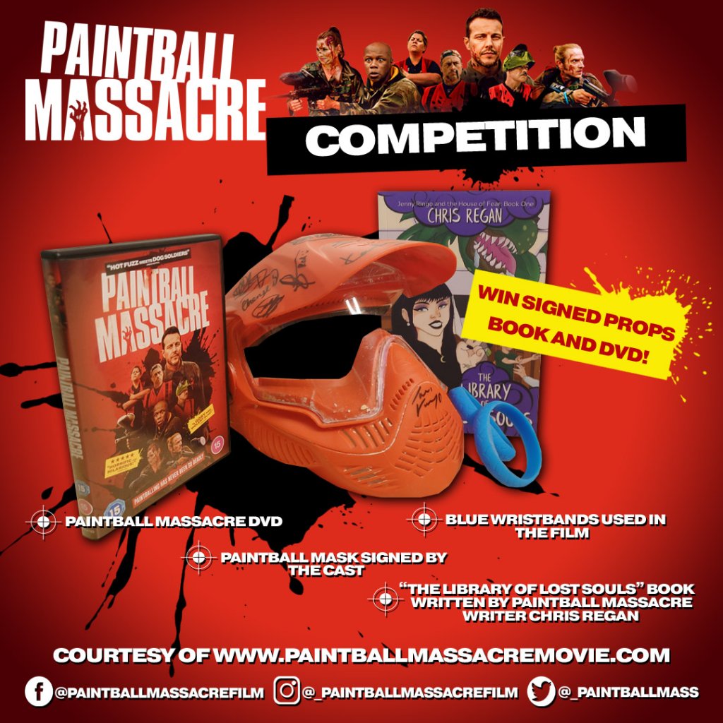 [ENDED] Win a Fantastic PAINTBALL MASSACRE Film Prop and DVD Bundle