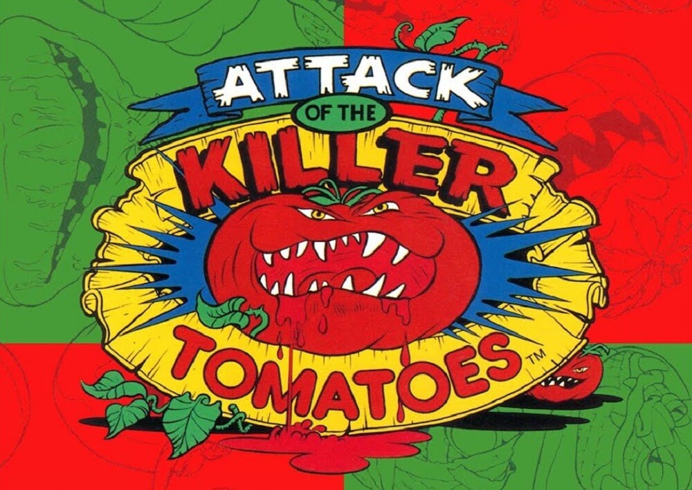 1990 telephemera Attack of the Killer Tomatoes