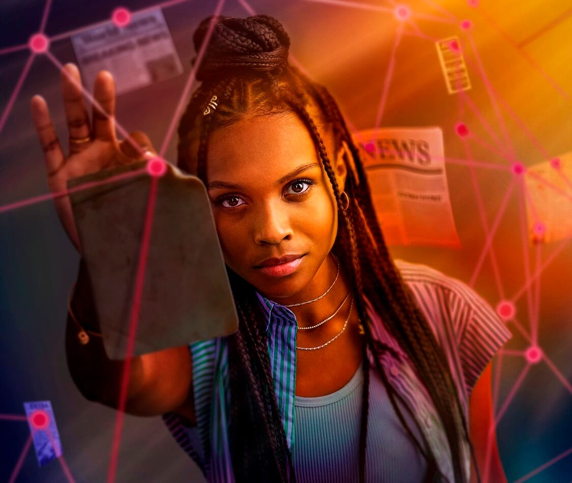 First look image at The CW show Naomi, created by Ava DuVernay and starring Kaci Walfall