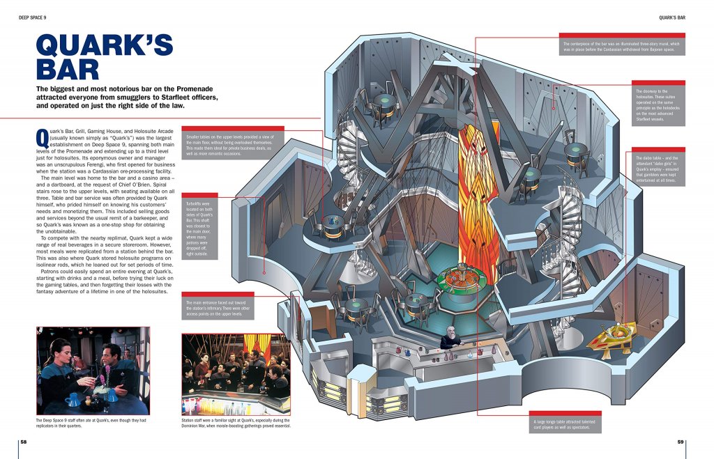 STAR TREK DEEP SPACE NINE ILLUSTRATED HANDBOOK STARBURST Magazine