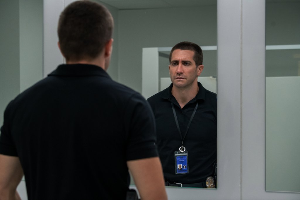 THE GUILTY: JAKE GYLLENHAAL as Joe Bayler, directed by Antoine Fuqua