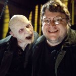 Guillermo del Toro behind the scenes of Blade II