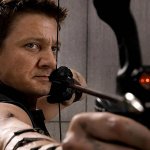 Jeremy Renner as Hawkeye in The Avengers