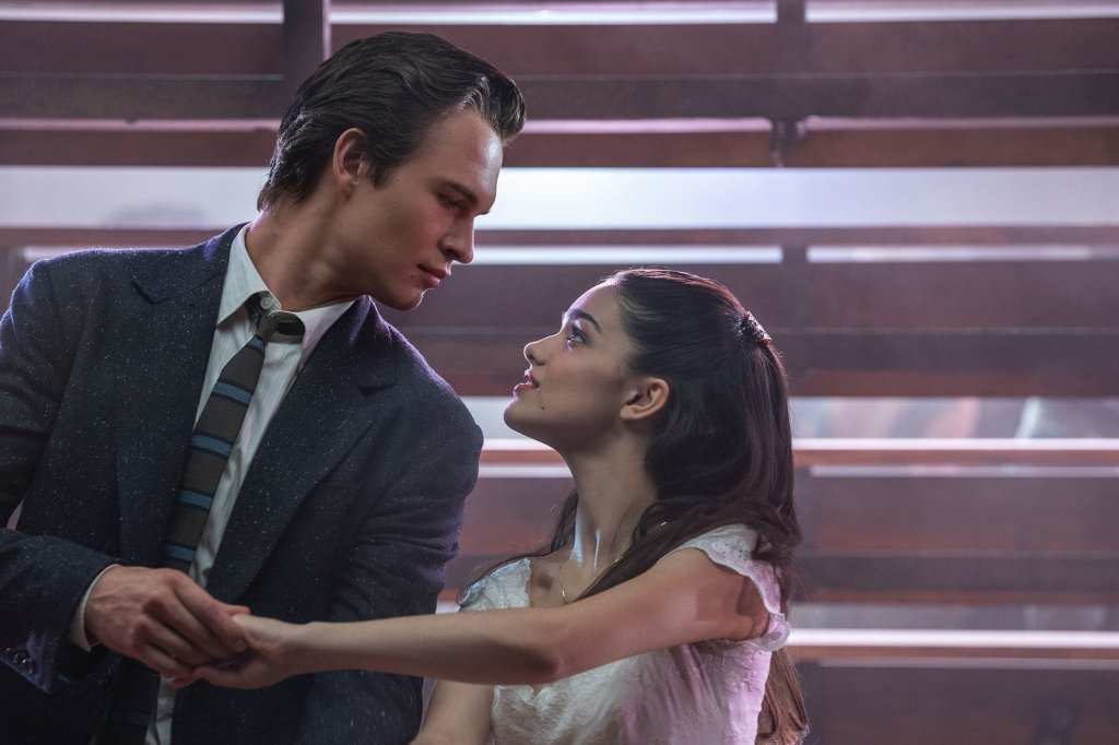 Rachel Zegler and Ansel Elgort in Steven Spielberg's West Side Story musical 2021