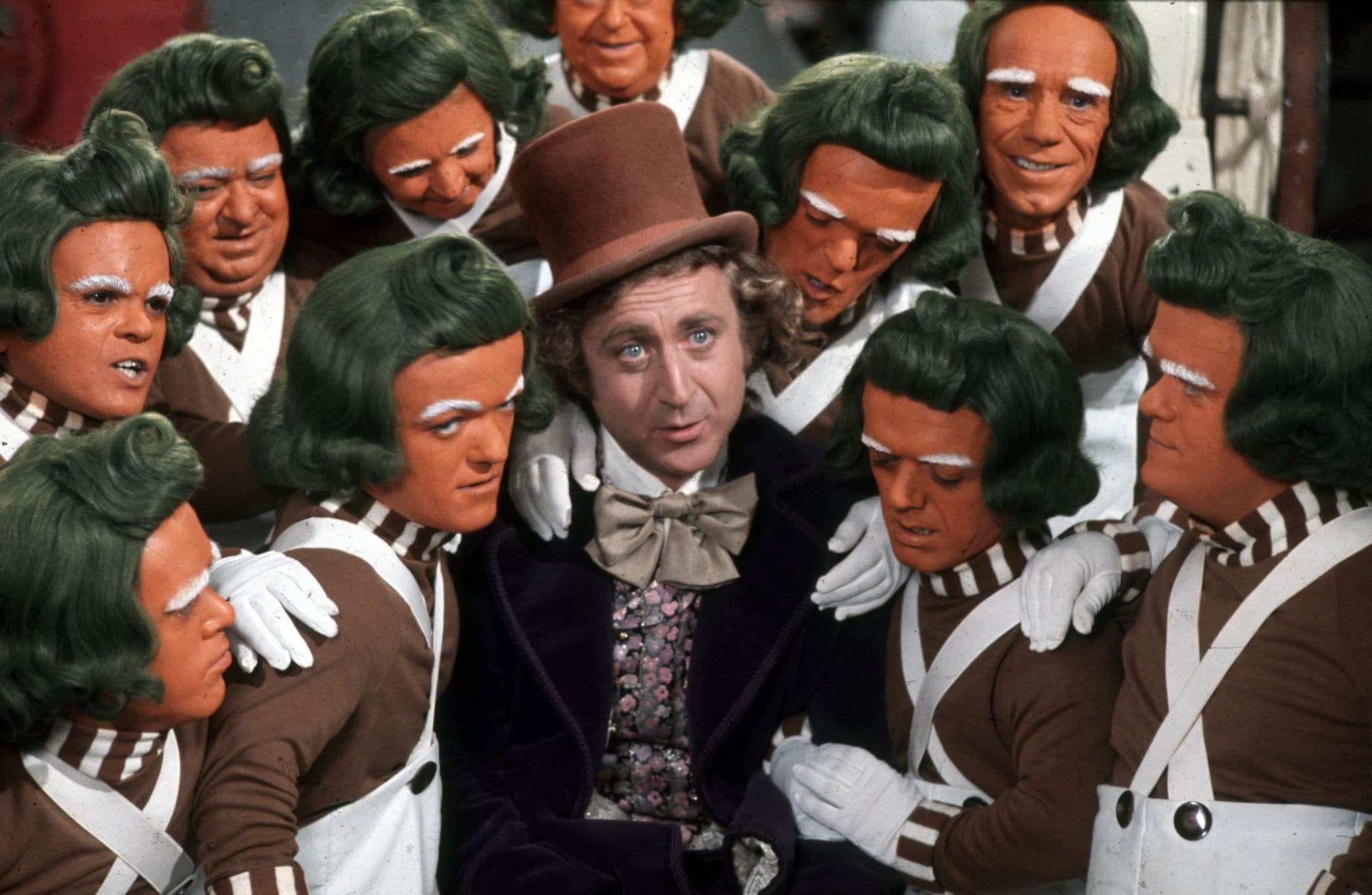 Gene Wilder in Willy Wonka and the Chocolate Factory film