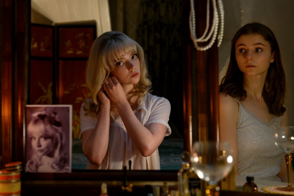 Anya Taylor-Joy and Thomasin McKenzie in Last Night In Soho