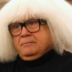 Danny DeVito in white wig as Frank Reynolds in It's Always Sunny in Philadelphia