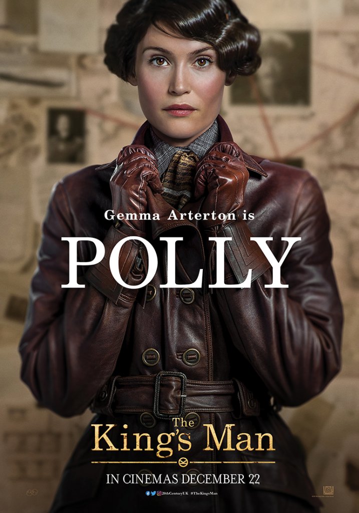 Gemma Arterton as Polly character poster in The King's Man 2021