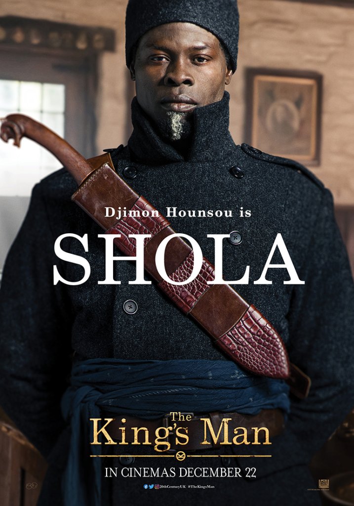 Djimon Hounsou as Shola character poster in The King's Man 2021