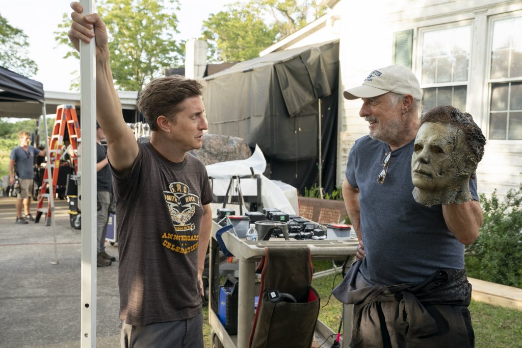 David Gordon Green behind the scenes of Halloween Kills