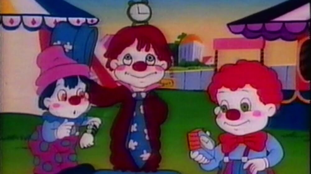 1987 telephemera little clowns happytown
