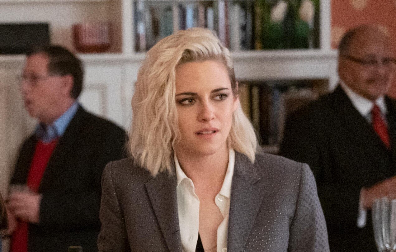 Kristen Stewart in still from Happiest Season comedy