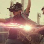 Mckenna Grace and Logan Kim in Ghostbusters: Afterlife