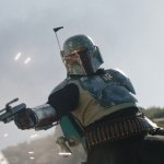 Boba Fett in The Mandalorian, ahead of The Book of Boba Fett