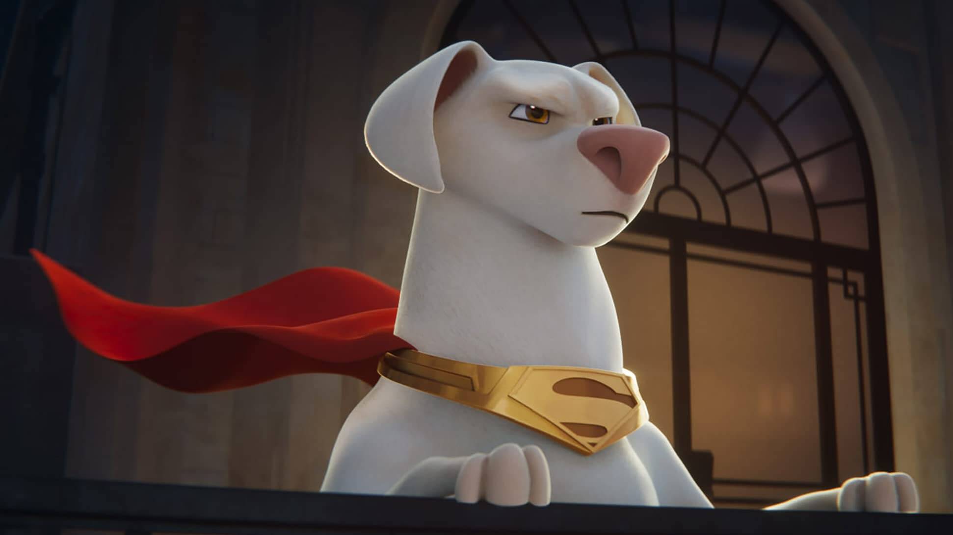 Dwayne Johnson voices Krypto the superdog in DC League of Super-Pets