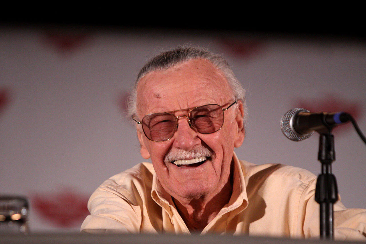 Stan Lee at the Phoenix Comicon in Phoenix, Arizona. Photo by Gage Skidmore