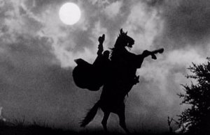 Guy Williams as Zorro with horse Tornado