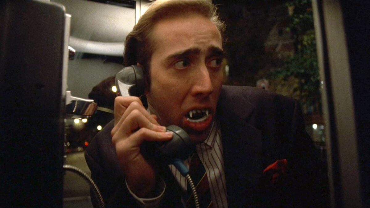 Nicolas Cage in Vampire's Kiss, will star in Renfield