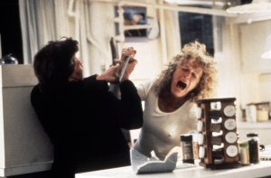 Fatal Attraction 1987 still featuring Glenn Close as Alex