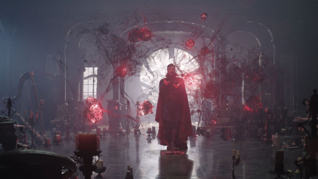 Benedict Cumberbatch as Dr. Stephen Strange in Marvel Studios' DOCTOR STRANGE IN THE MULTIVERSE OF MADNESS. Photo courtesy of Marvel Studios. ©Marvel Studios 2022. All Rights Reserved.