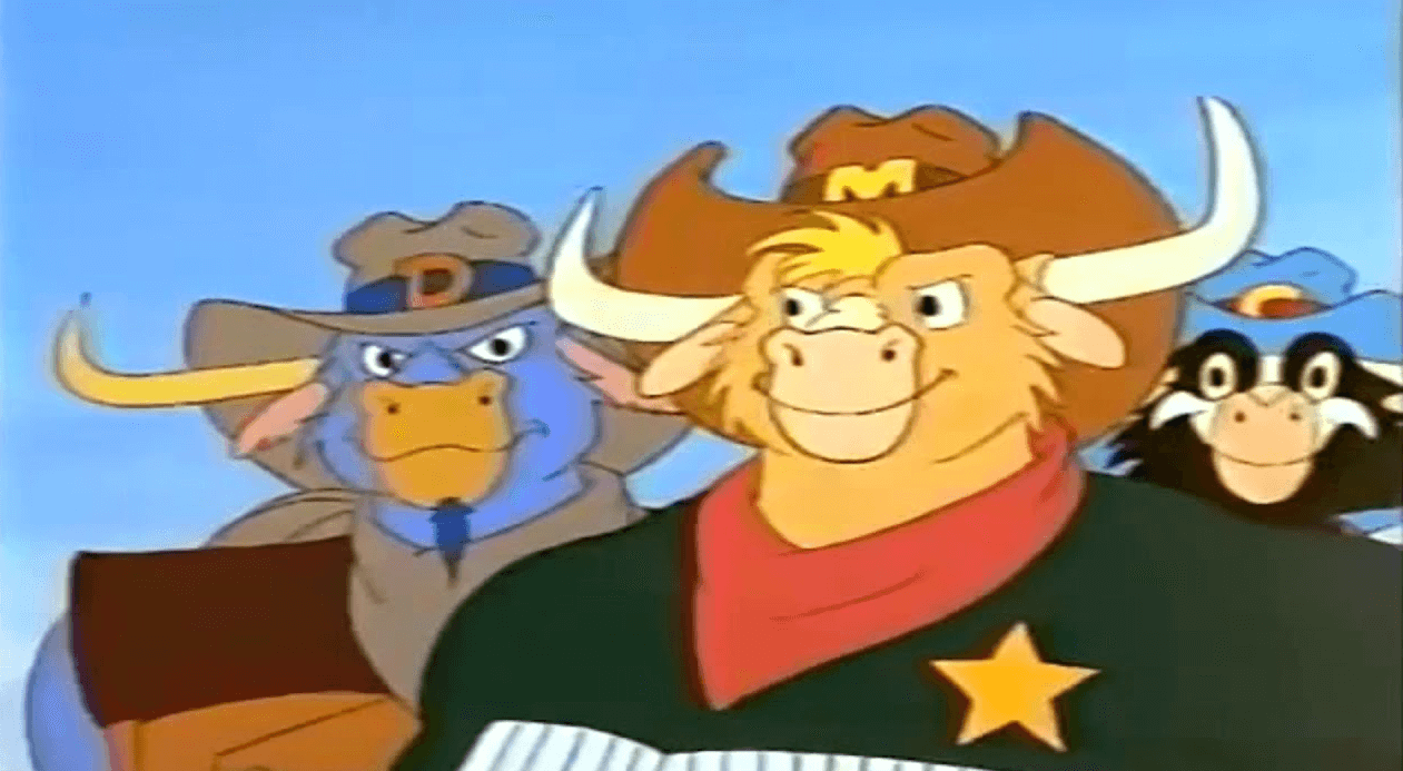 telephemera years 1992 Wild West COW-boys of Moo Mesa