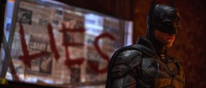 Robert Pattinson as The Batman in Matt Reeves film noir