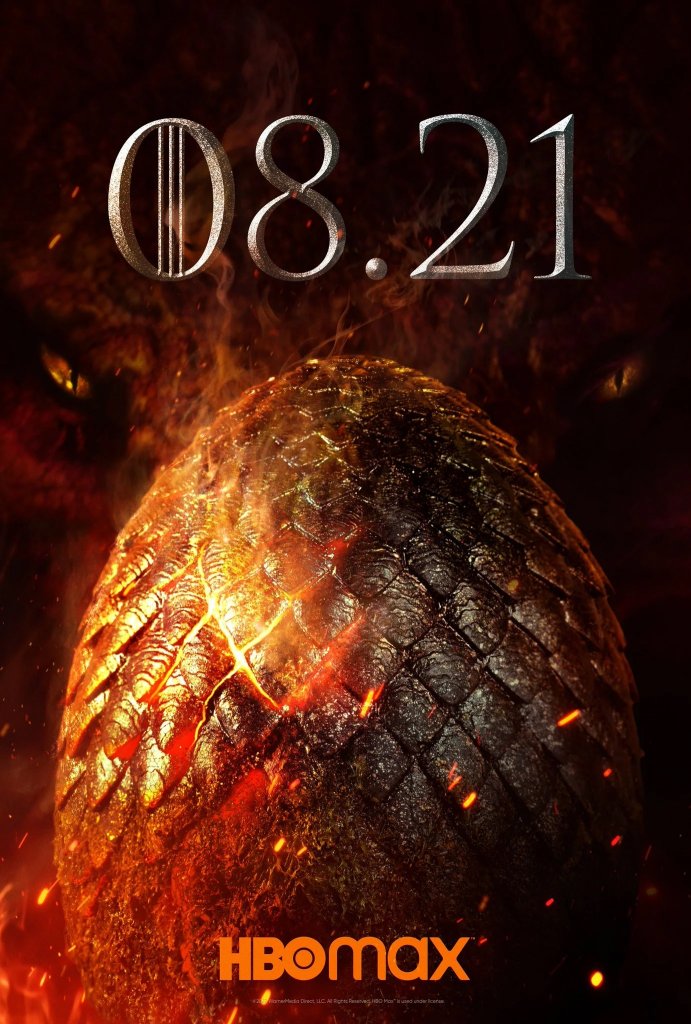 house of the dragon poster with release date