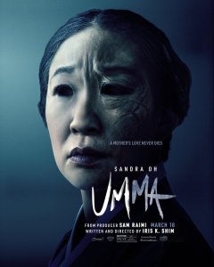 umma horror film starring sandra oh