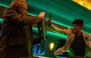 Brad Pitt and Bad Bunny in Bullet Train trailer