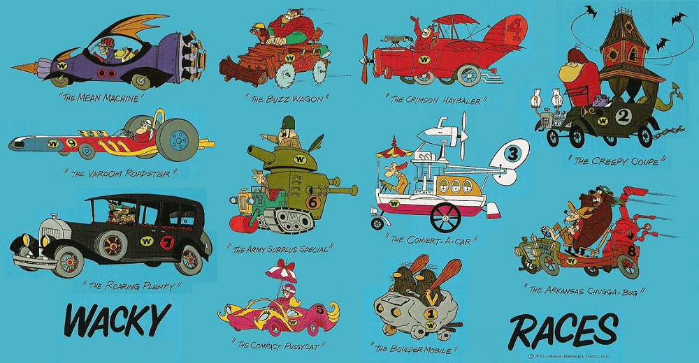 telephemera years 1968 wacky races