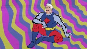 Still from DC Showcase Blue Beetle directed by Milo Neuman