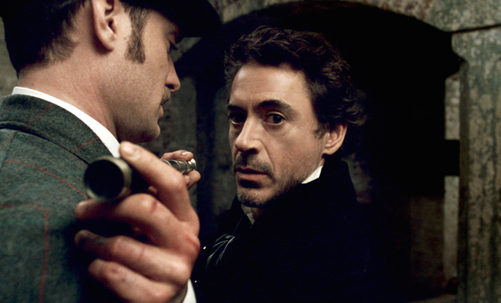 Robert Downey Jr and Jude Law in Guy Ritchie's Sherlock Holmes