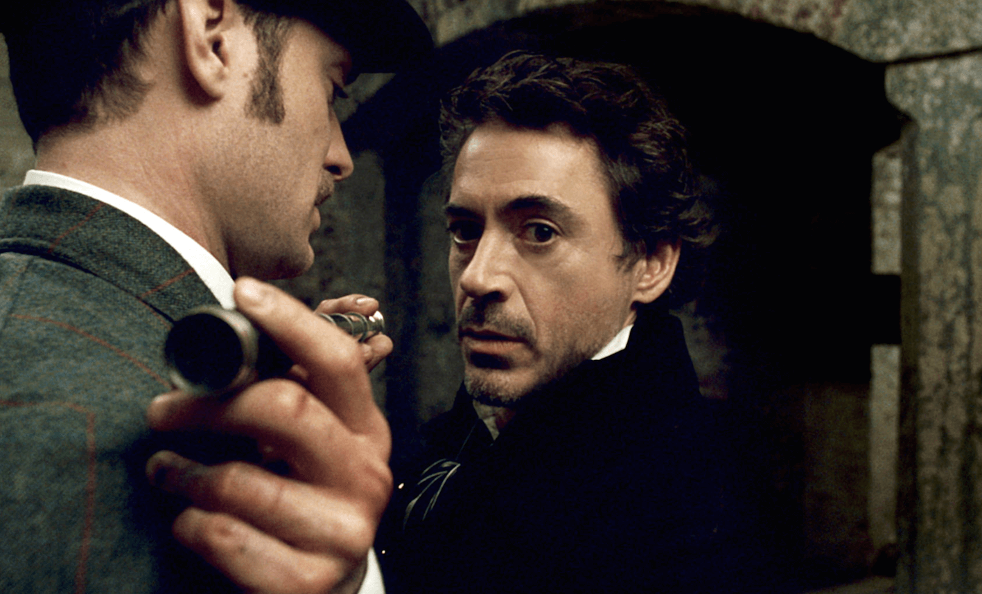 Robert Downey Jr and Jude Law in Guy Ritchie's Sherlock Holmes