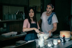 Karen Fukuhara and Tomer Capone as Kimiko and Frenchie in season 2 of The Boys