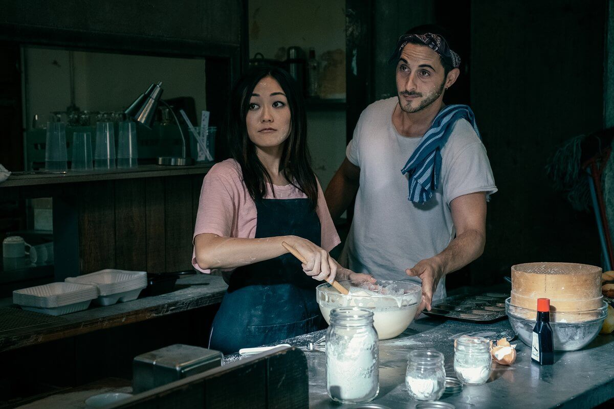 Karen Fukuhara and Tomer Capone as Kimiko and Frenchie in season 2 of The Boys 