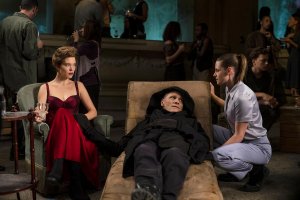 David Cronenberg directs Lea Seydoux, Viggo Mortensen and Kristen Stewart in Crimes of the Future