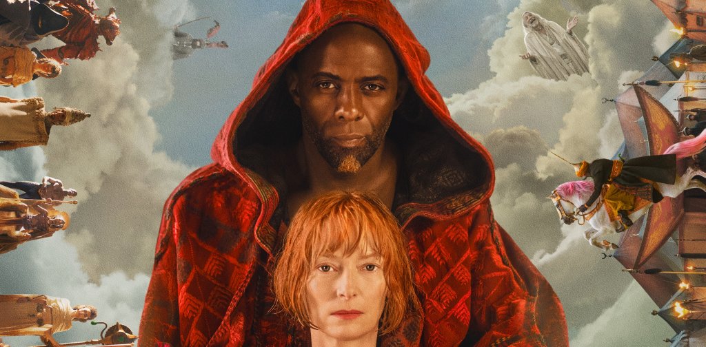 Idris Elba as a djinn and Tilda Swinton in George Miller fantasy