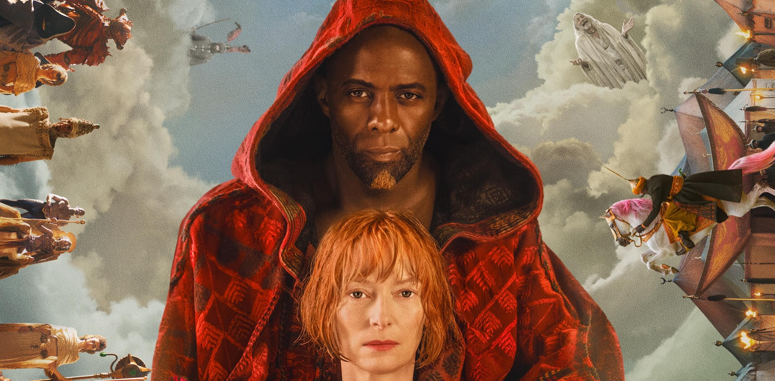 Idris Elba as a djinn and Tilda Swinton in George Miller fantasy