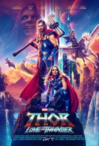 official poster for Thor: Love and Thunder